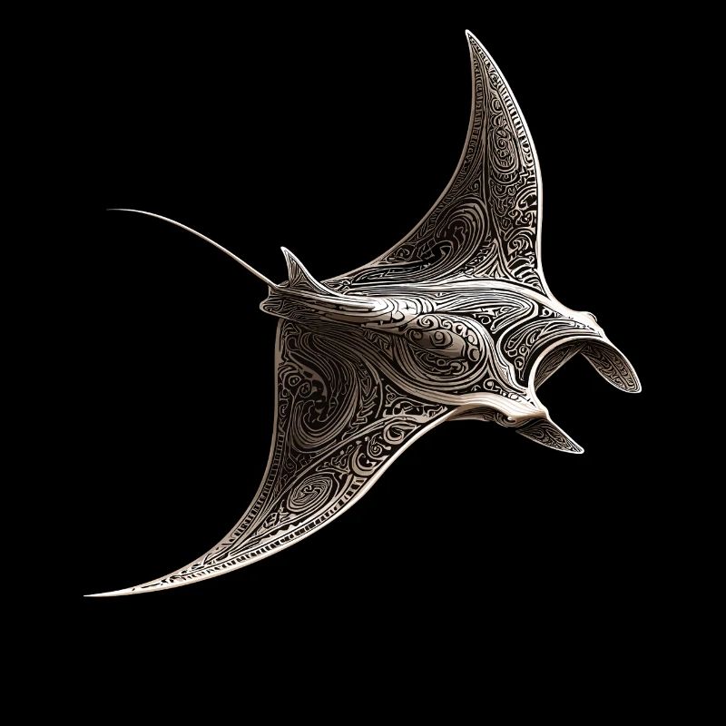Manta Ray, Devil Ray, Stingray, Diver