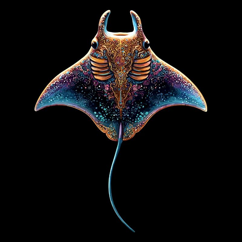 Manta Ray, Devil Ray, Stingray, Diver