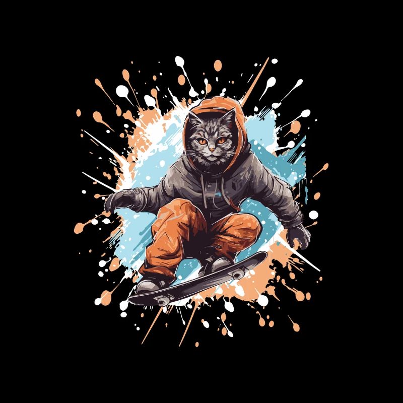 Cat Snowboard