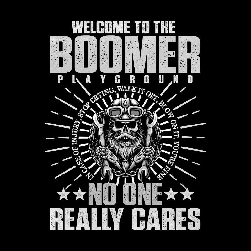 Conception de crâne Boomer Paradise