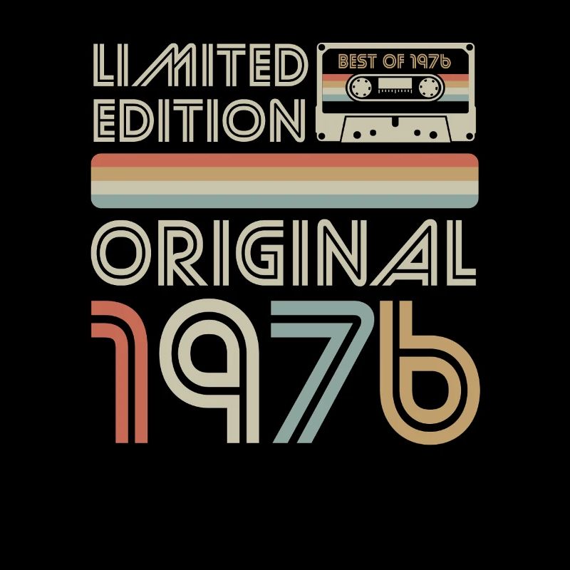 Cassette rétro originale limitée de 1976