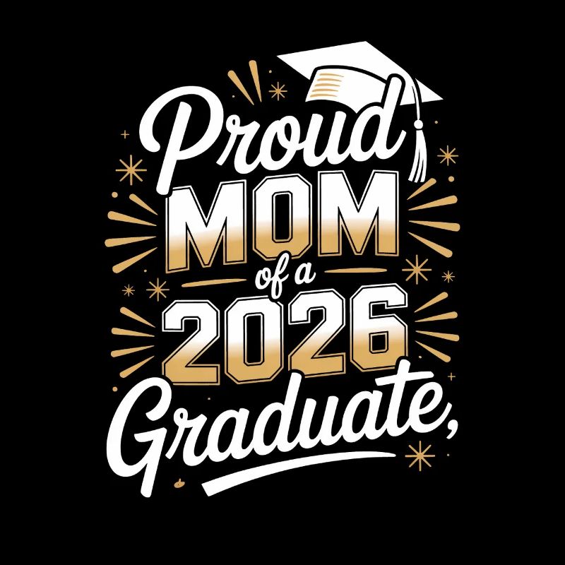 Stolze Mutter eines Absolventen von 2026