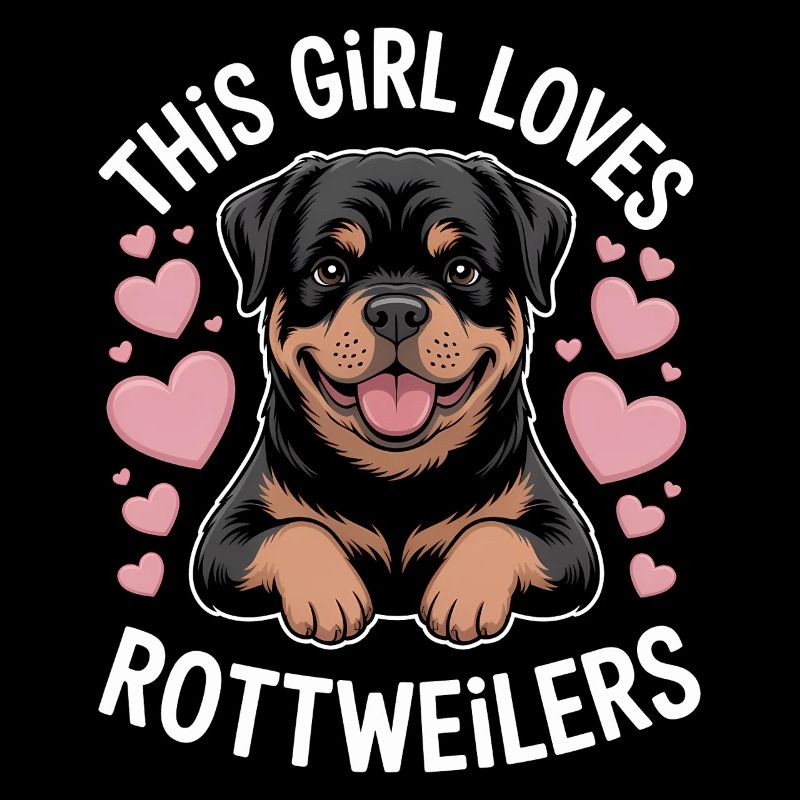 Rottweiler Spruch Mädchen Fun Rottweiler Geschenk