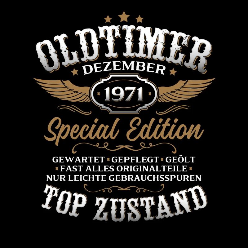 55. Geburtstag Geschenk Oldtimer Dezember 1971