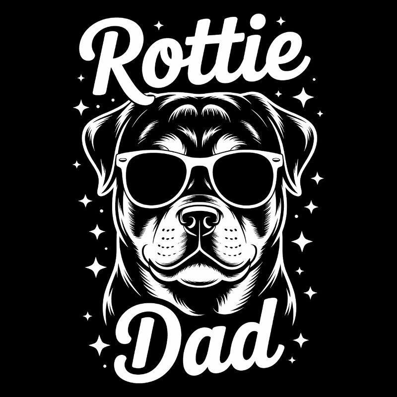 Rottweiler Saying Dad Funny Rottweiler Gift