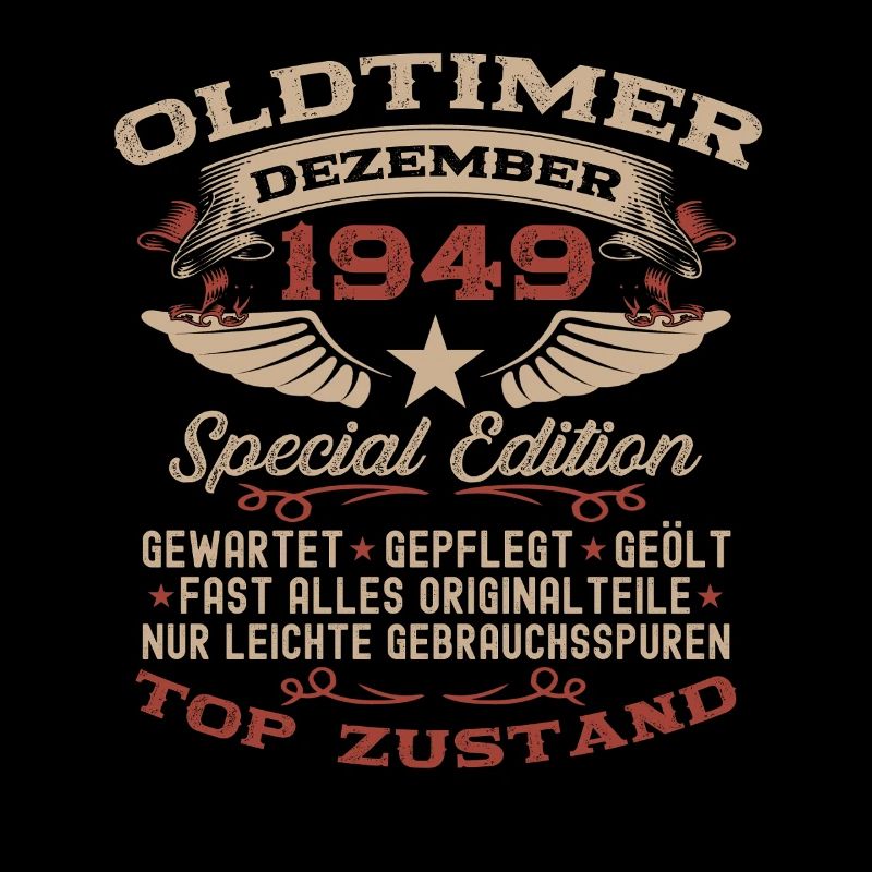 76. Geburtstag Geschenk Oldtimer Dezember 1949