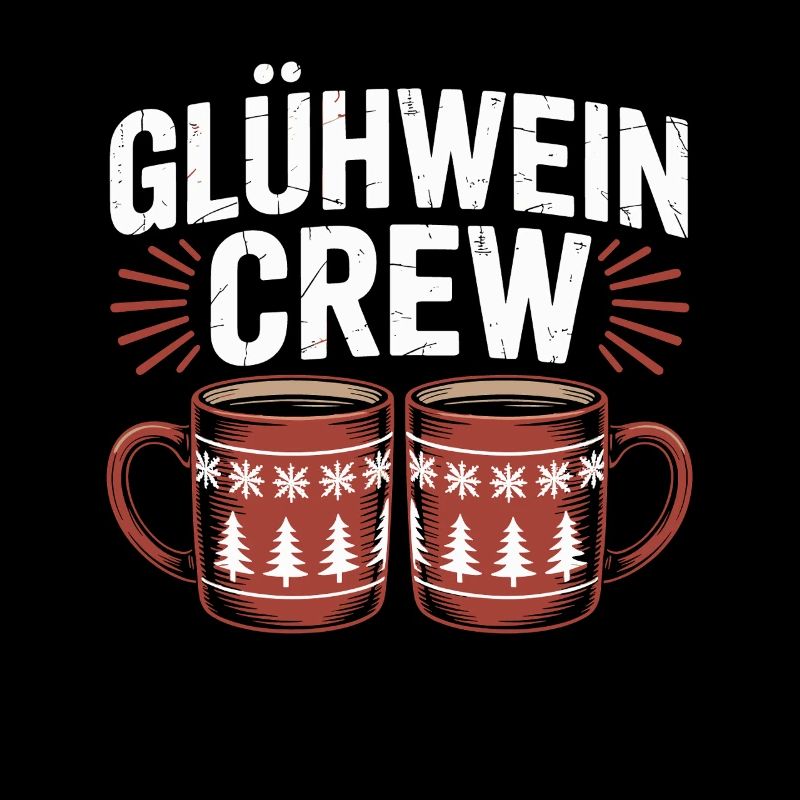 Équipe du vin chaud Marché de Noël joyeux