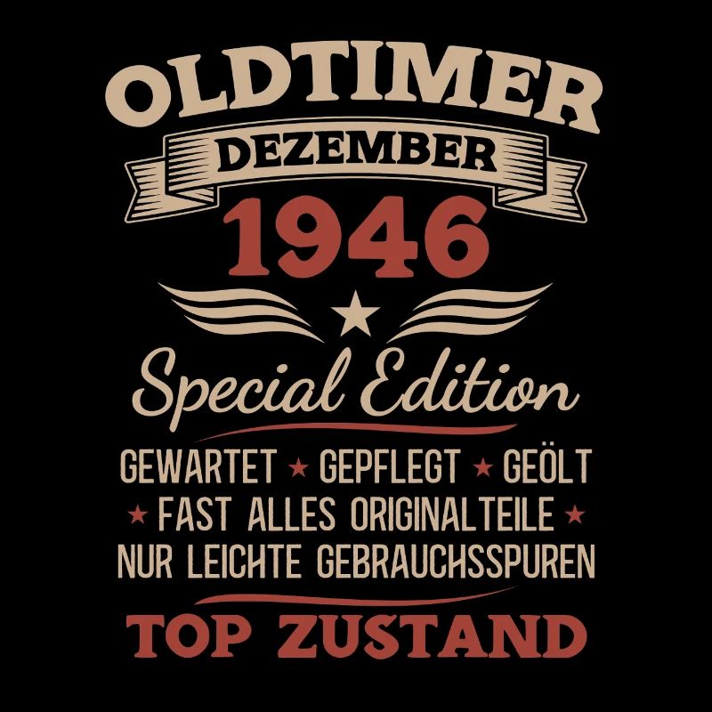 79. Geburtstag Geschenk Oldtimer Dezember 1946