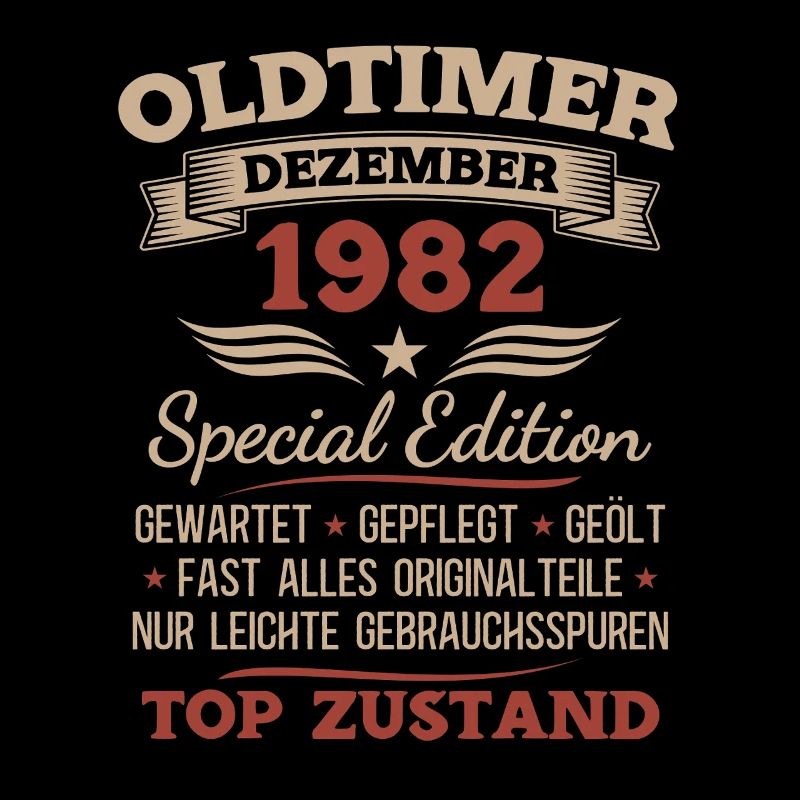 43. Geburtstag Geschenk Oldtimer Dezember 1982