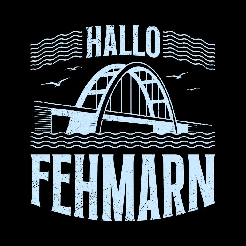 Fehmarn Souvenier HELLO FEHMARN Baltic Sea Funny