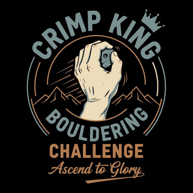 Crimp King Bouldering Challenge Ascend to Glory