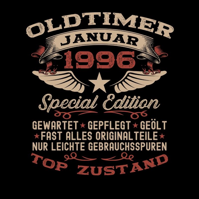 33. Geburtstag Geschenk Oldtimer Januar 1996