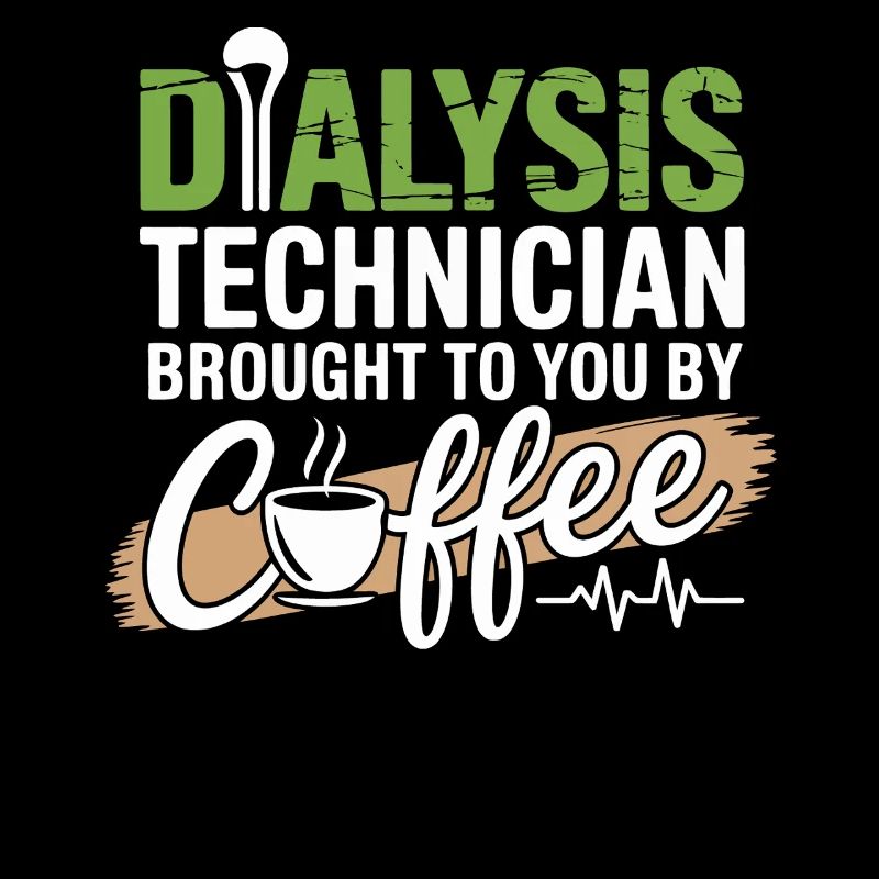 Dialysis Technician Coffee Motif