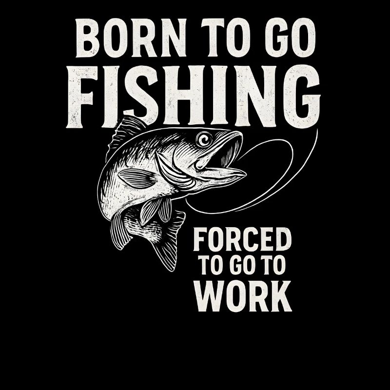 Né pour aller pêcher, forcé de travailler Pêcheur