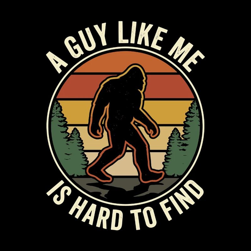 Un gars comme moi difficile à trouver Bigfoot rétro