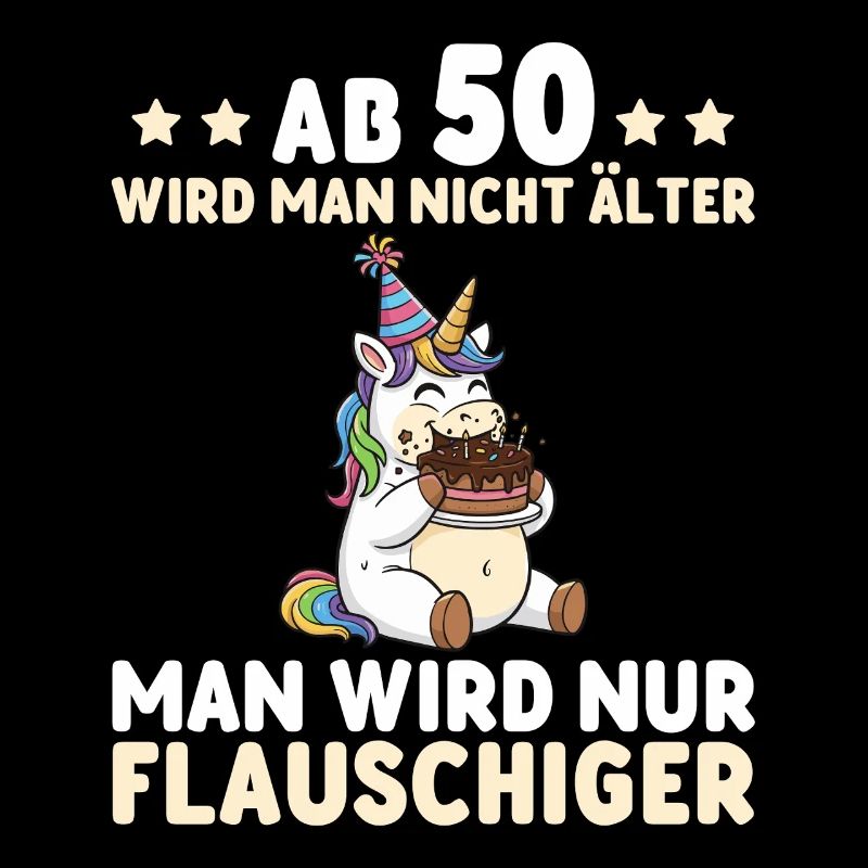 50. Geburtstag Einhorn – Man wird nur flauschiger