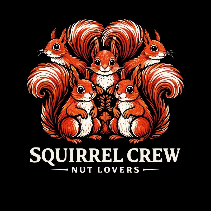 Squirrel Crew - Nut Lovers Eichhörnchen Gang