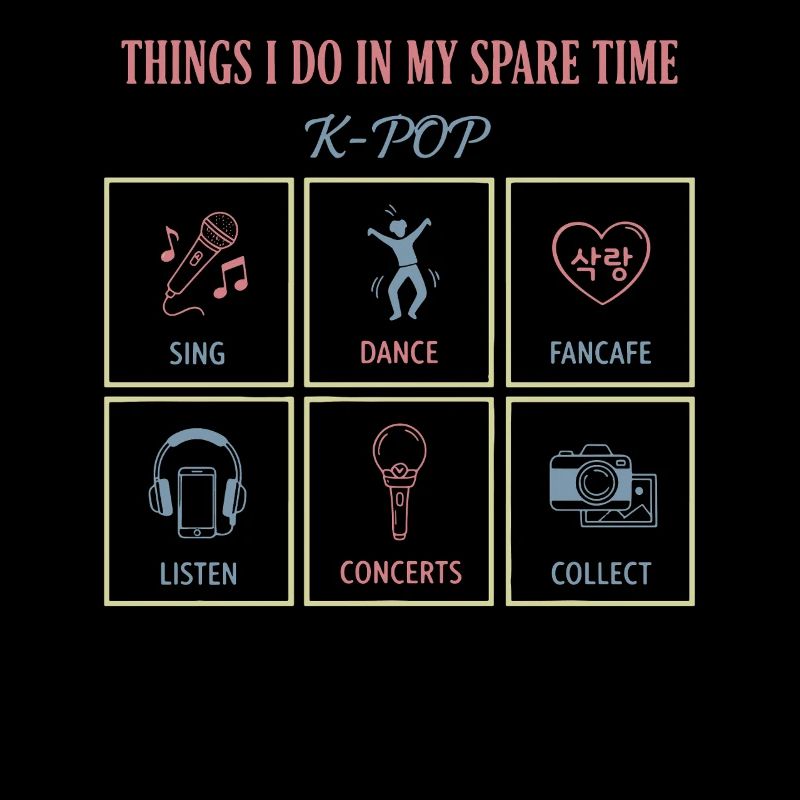 Choses que je fais pendant mon temps libre : la danse chantée de la K-pop