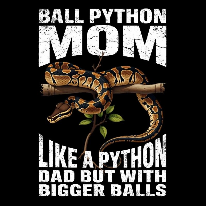 Königspython Mom Mama Schlangen Terrarium Python