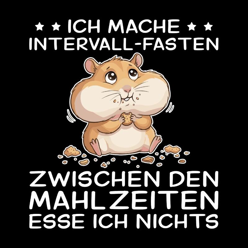 Funny hamster: intermittent fasting between snacks