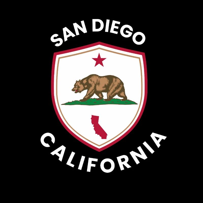 Drapeau de l’Ours de San Diego