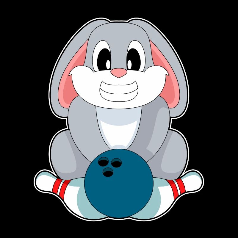 Quille de boule de bowling Bunny