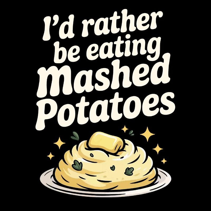 I'd rather eat mashed potatoes
