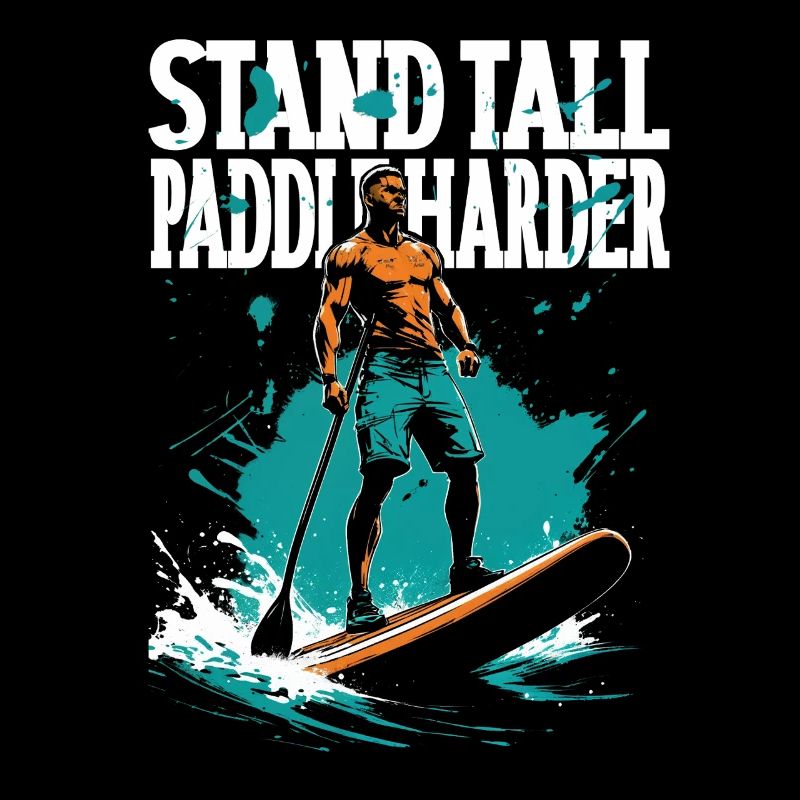 Stand Up Paddle Stand Tall Paddle Harder