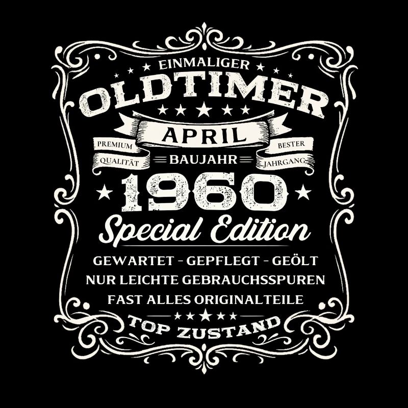 66. Geburtstag Geschenk Mann Oldtimer April 1960