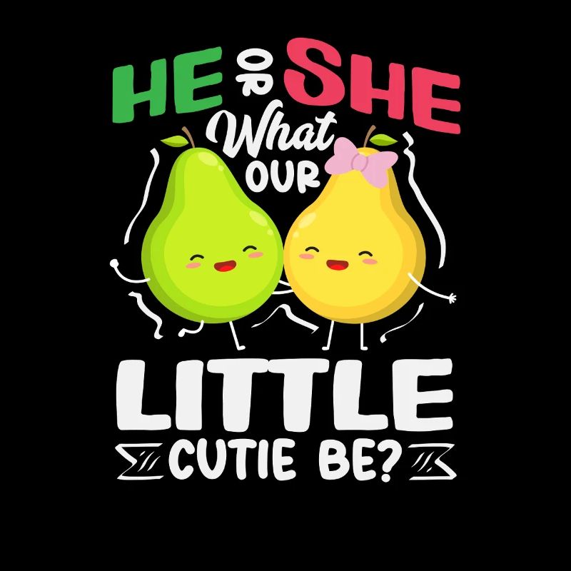 Er Oder Sie Kleiner Schatz Birnen Gender Reveal