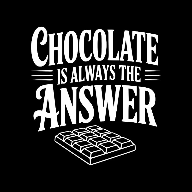 Le chocolat est toujours la solution