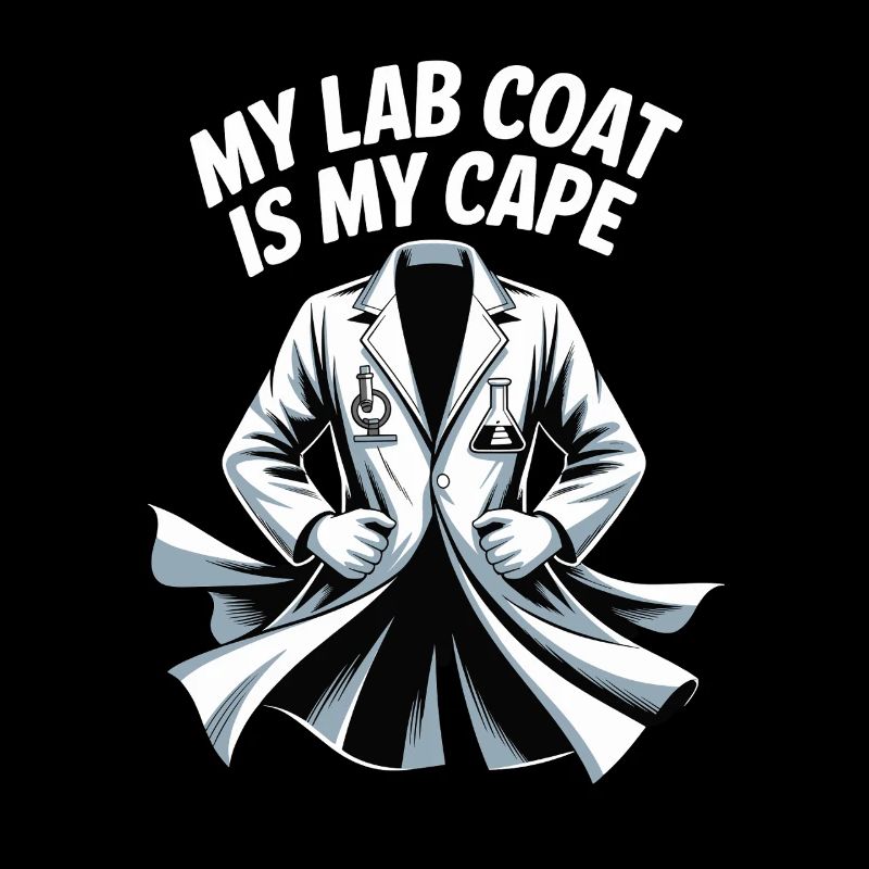 My lab coat is my cloak science