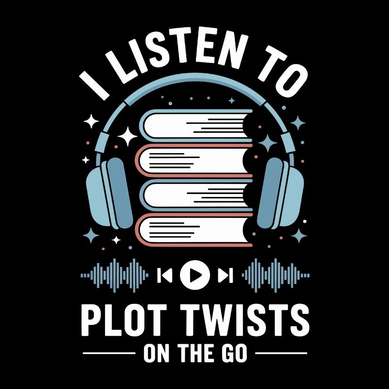 Audiobooks Plot Twists Book Lover Gift