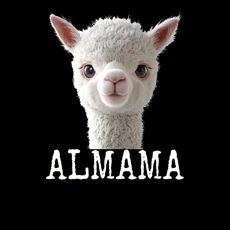 Almama Süßes Alpaka Mama Muttertag Lama Mom Mutter