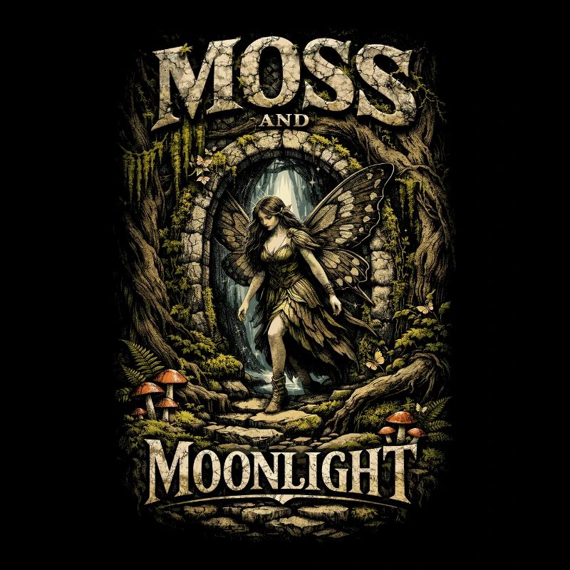 Fairycore Fee Gotisch Moss And Moonlight