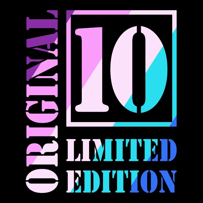 10. Geburtstag Junge Mädchen 10 Limited Edition