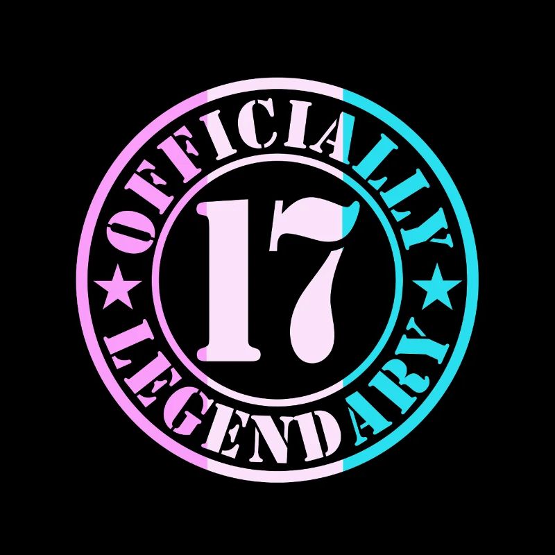 17. Geburtstag Junge Mädchen Legende Level 17