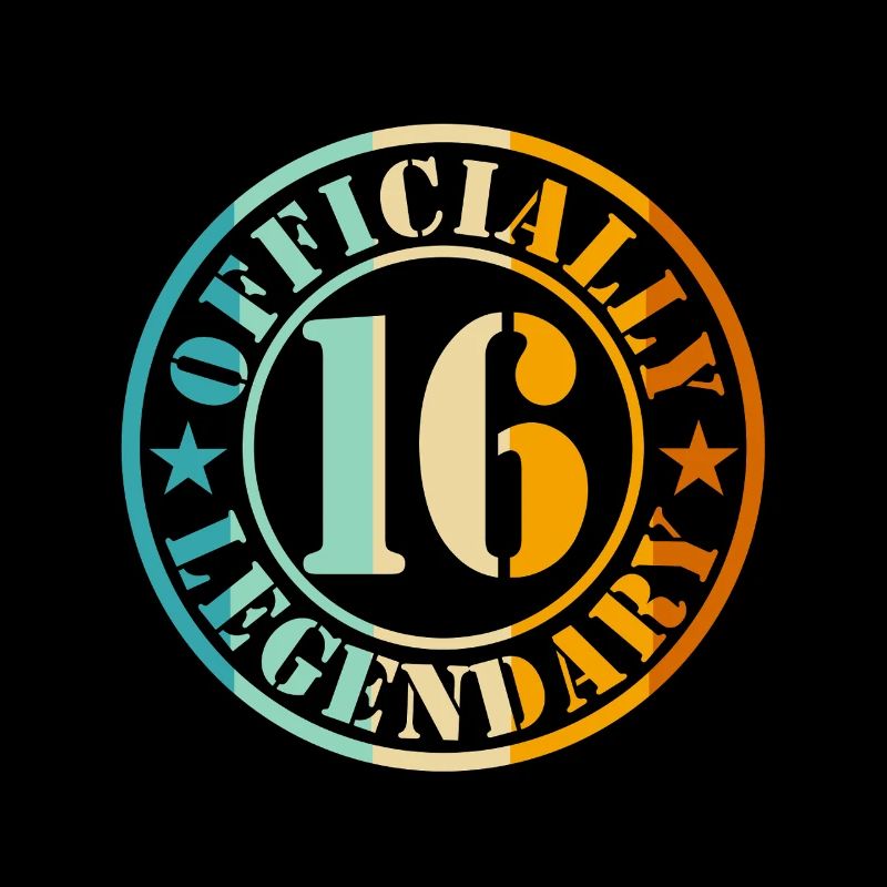16. Geburtstag Junge Mädchen Legende Level 16