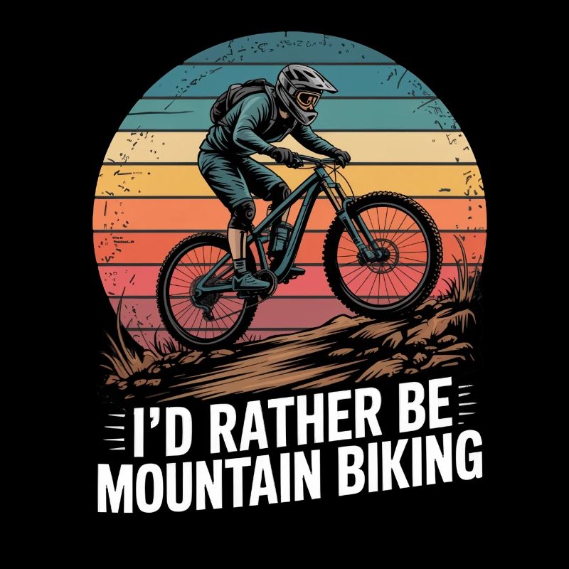 VTT, Descente, Action du cyclisme