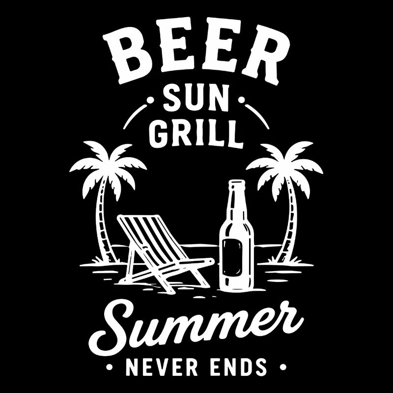 BEER SUN GRILL SUMMER NEVER ENDS Urlaub