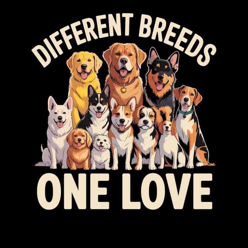 Different Breeds One Love Dogs