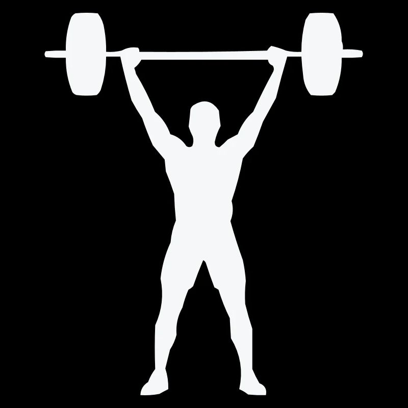 Weightlifting Silhouette Weight Training