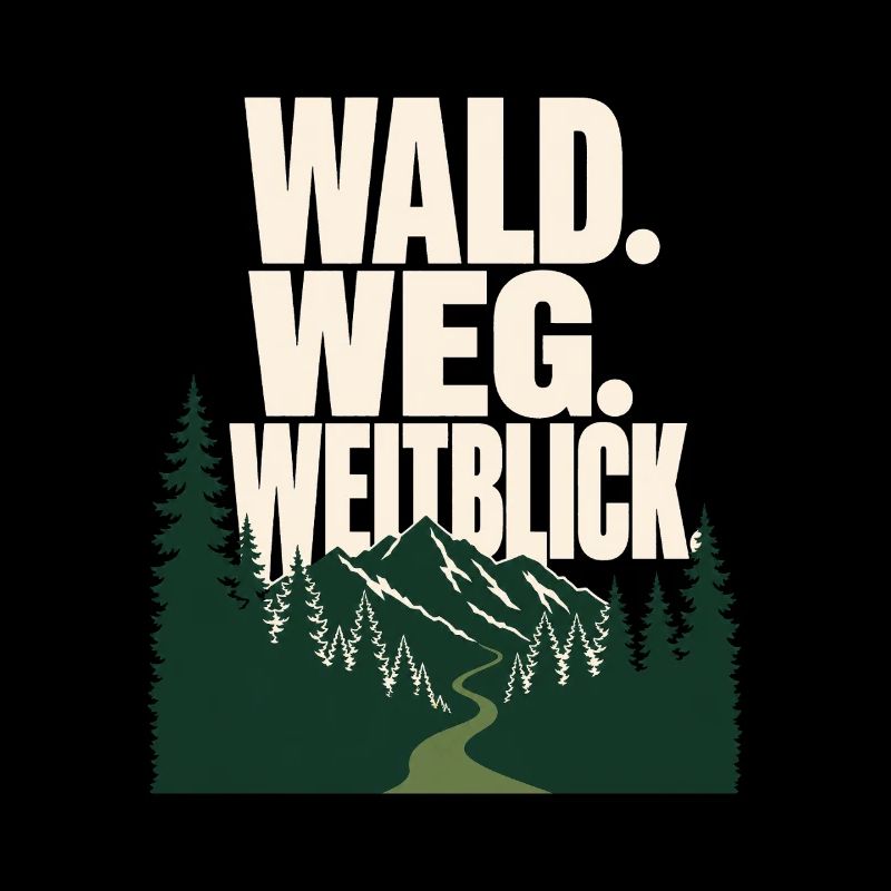 Schwarzwald Wandern, Wald. Weg. Weitblick
