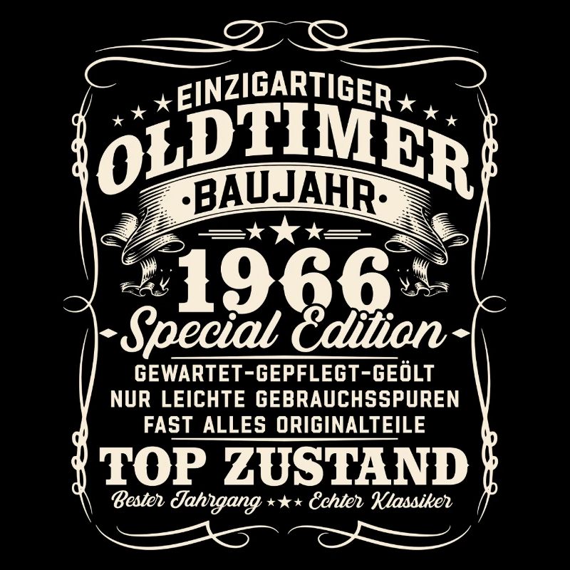 60. Geburtstag 1966 Oldtimer Geschenk Retro