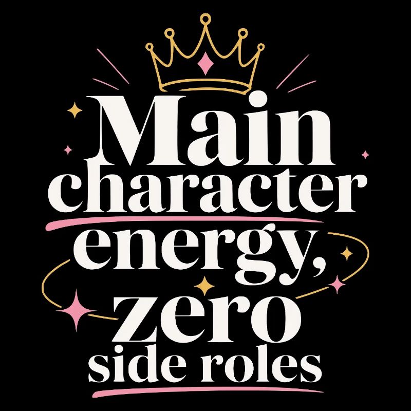 Main Character Energy Crown