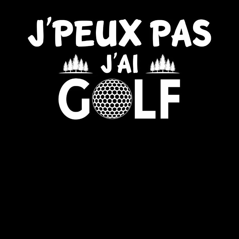 I can't I golf