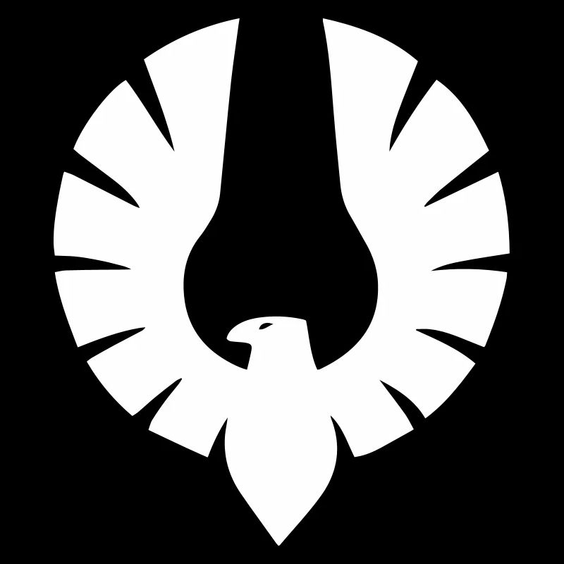 Eagle in Circle Shape