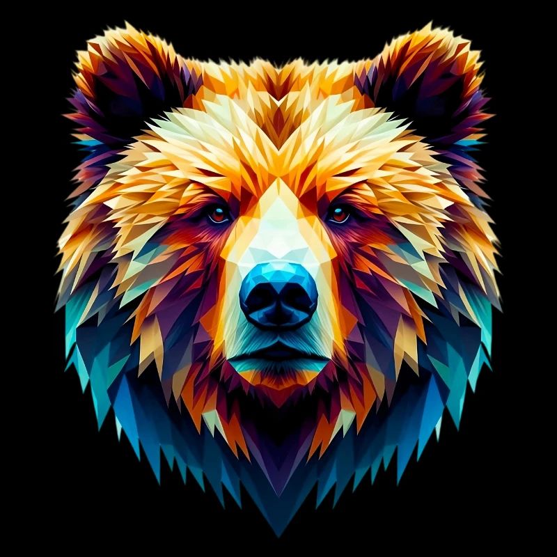 Polygonaler Bär