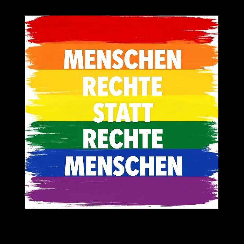 Human rights instead of right-wing people against hate