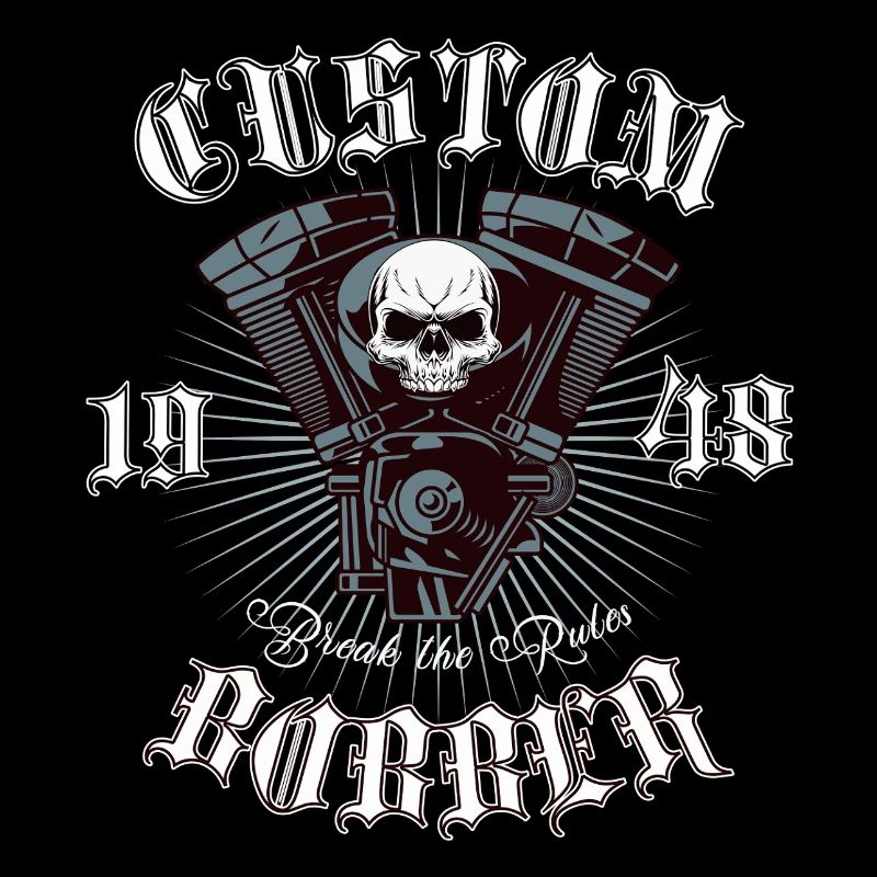 Bobber Chopper Motorcycle Design